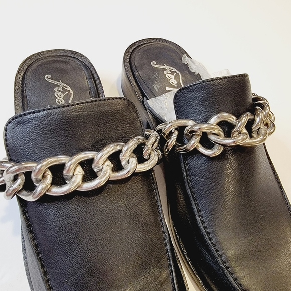 Free People Vida Mules Black Leather EU 36.5 (US 6.5) - Picture 17 of 17